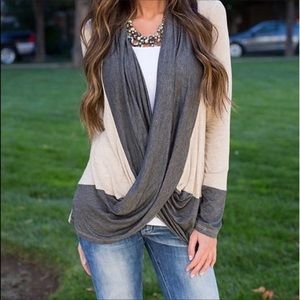 New Long Sleeve CrissCross Top